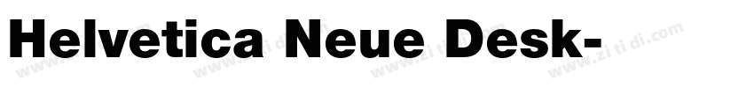 Helvetica Neue Desk字体转换 Helvetica Neue Desk字体转换